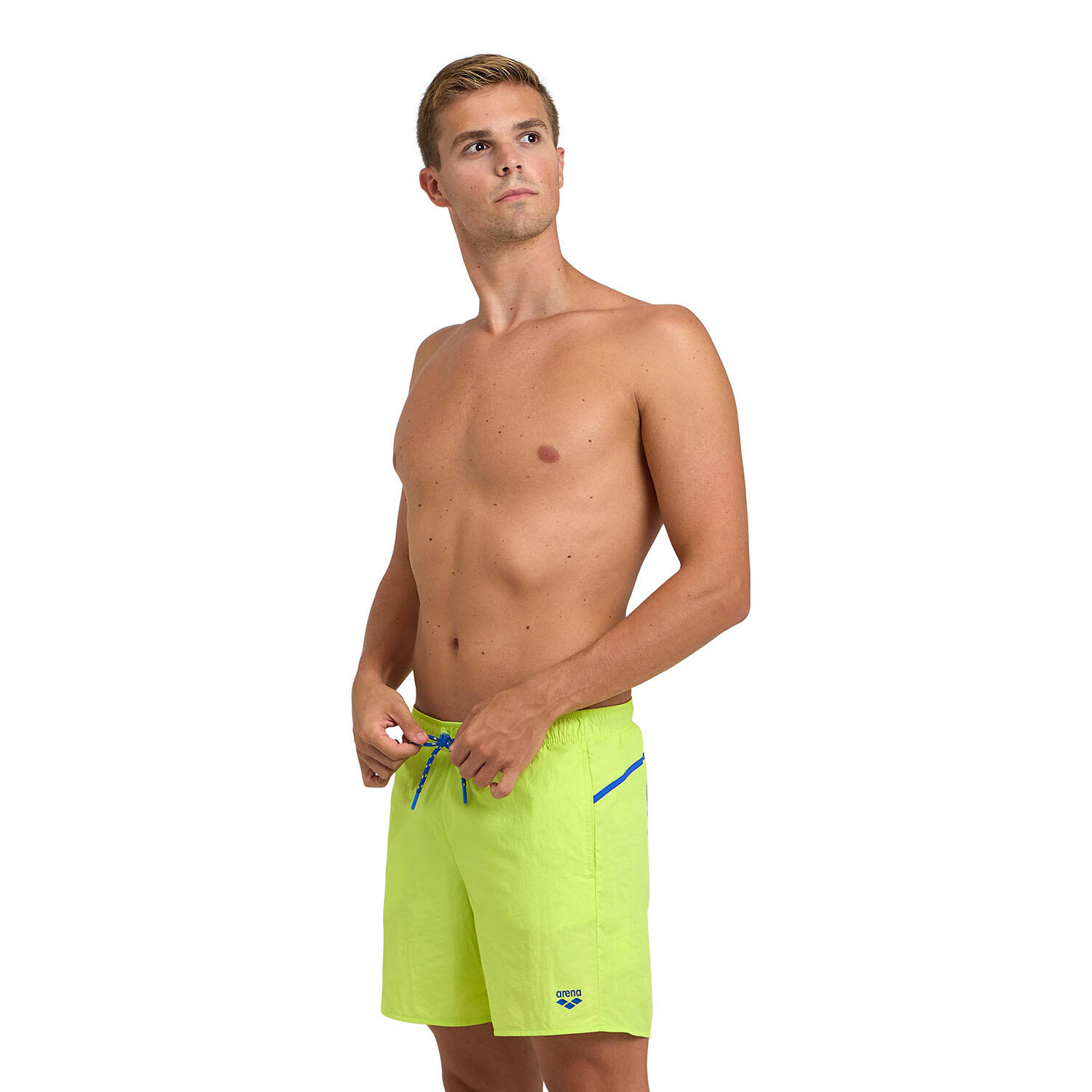 Arena - Shorts De Bain Homme - Pro_file - Maillot De Bain 1 Pièce - Bleu|vert - S - Decathlon