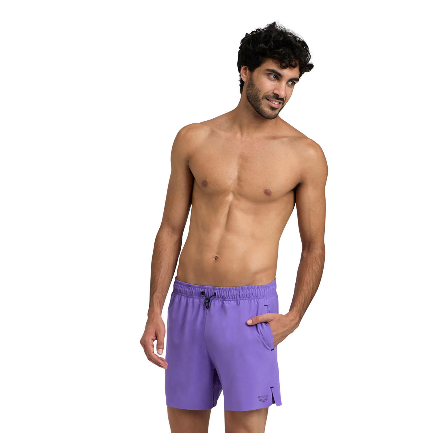 Arena - Shorts De Bain Homme - Evo Solid - Maillot De Bain 1 Pièce - Bleu - 40 M - Decathlon