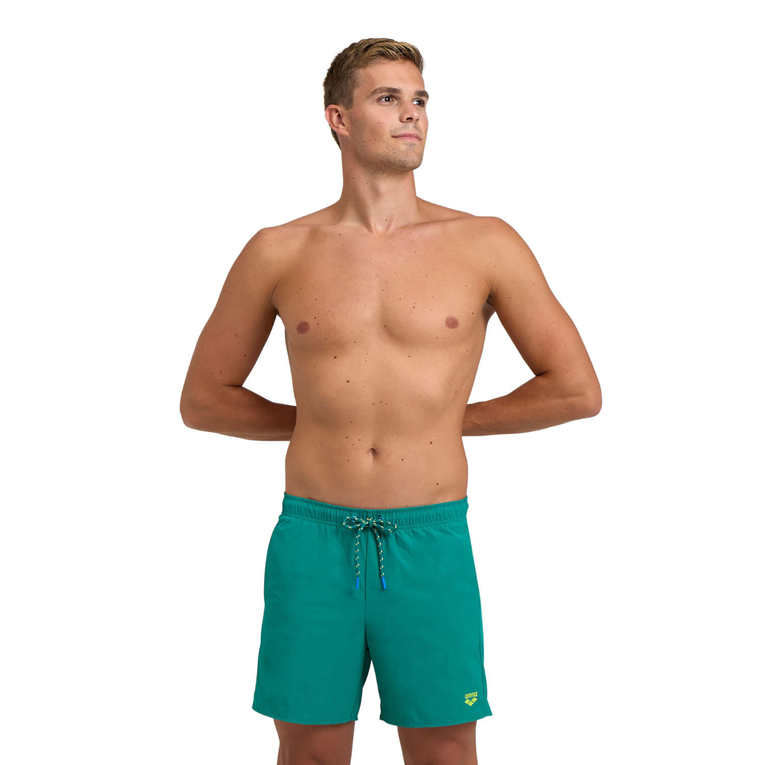 Arena - Shorts De Bain Homme - Pro_file - Maillot De Bain 1 Pièce - Bleu|vert - 52 2xl - Decathlon