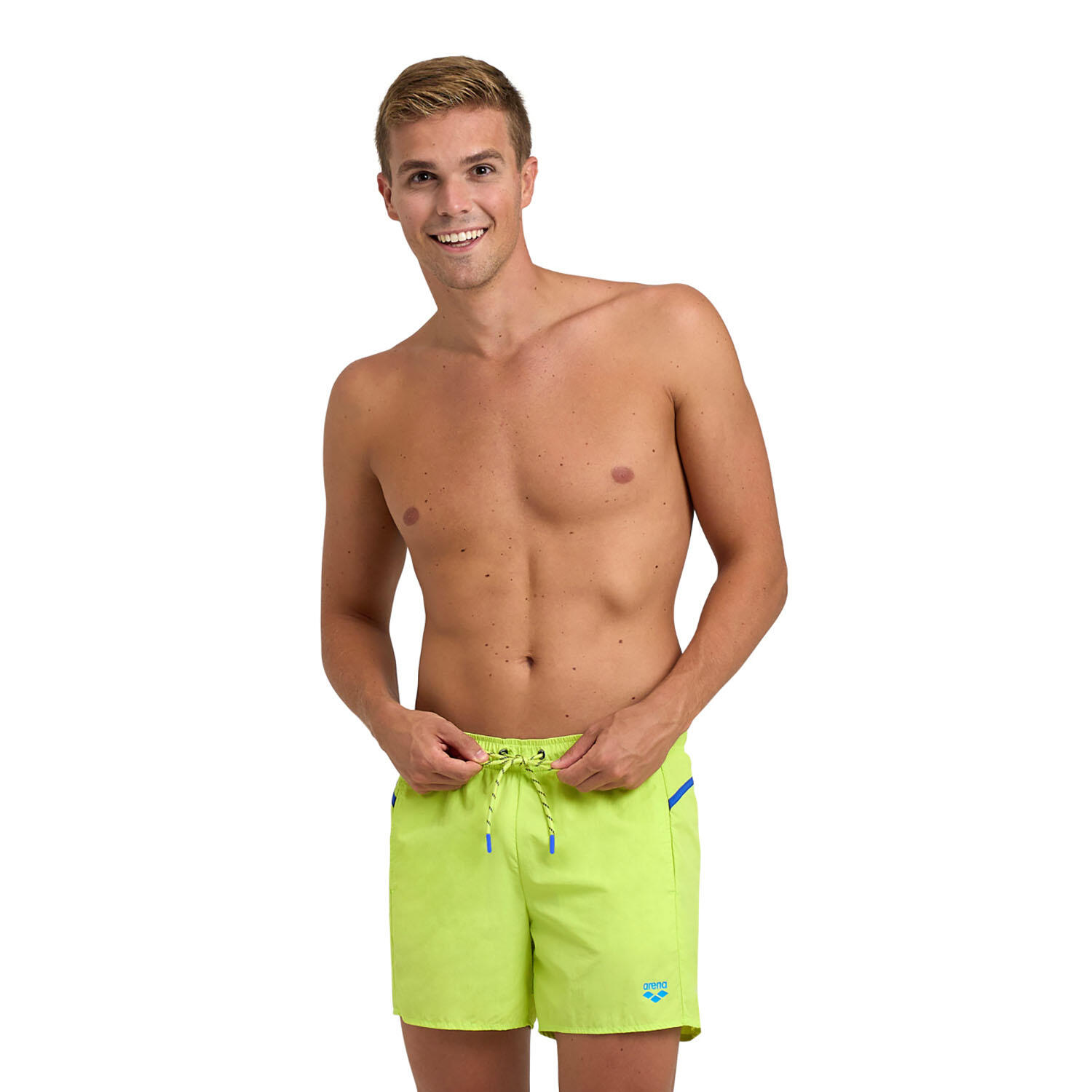 Arena - Shorts De Bain Homme - Pro_file - Maillot De Bain 1 Pièce - Bleu|vert - 40 M - Decathlon