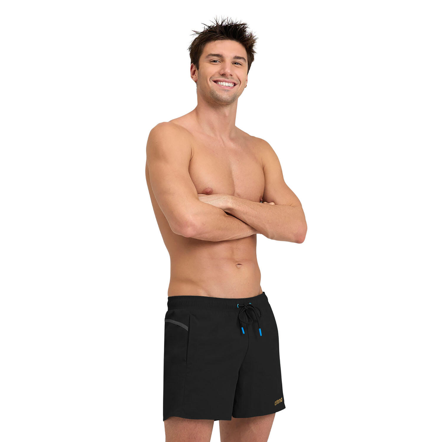 Arena - Shorts De Bain Homme - Pro_file - Maillot De Bain 1 Pièce - Gris|noir - 52 2xl - Decathlon