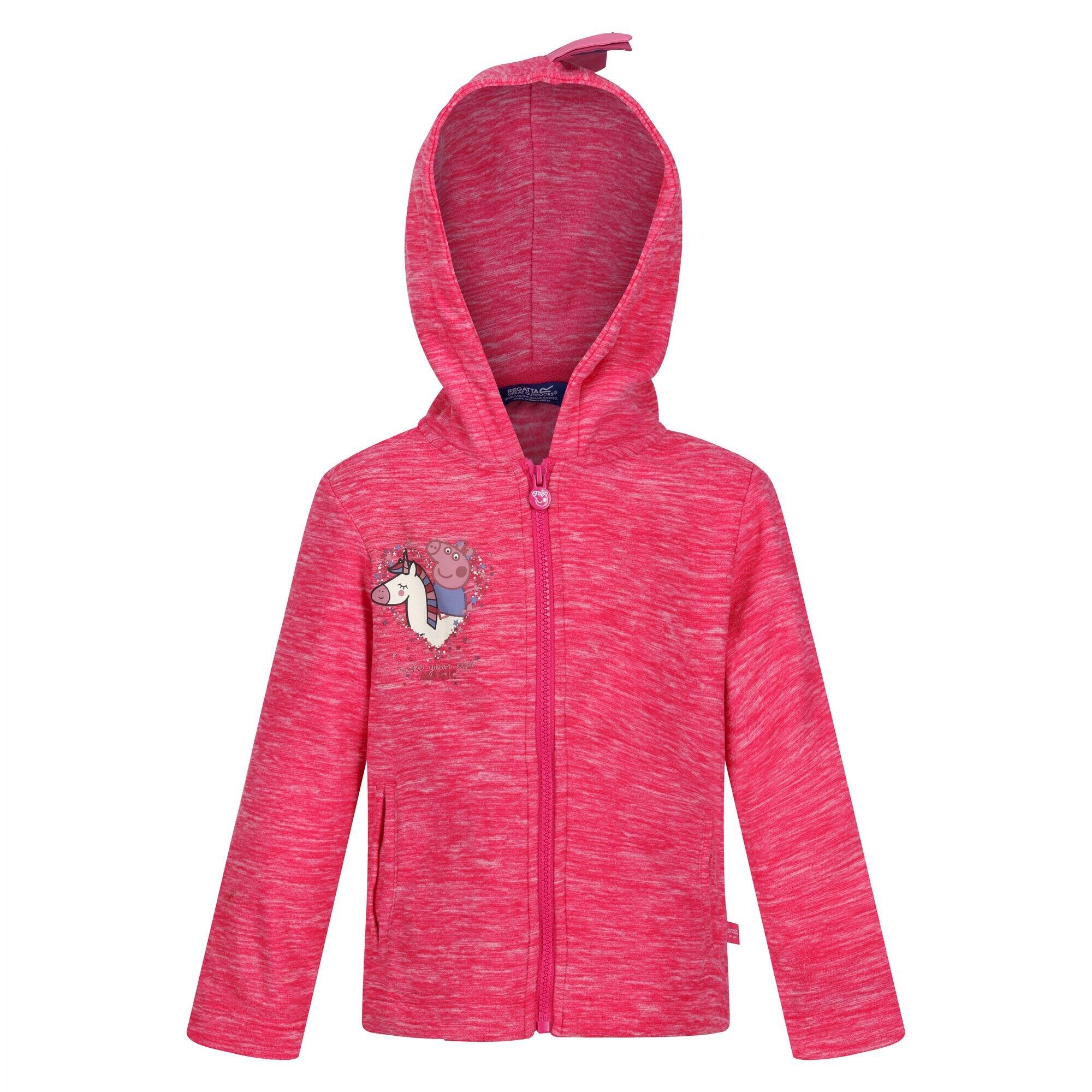 Children's hooded jacket (Candy pink)