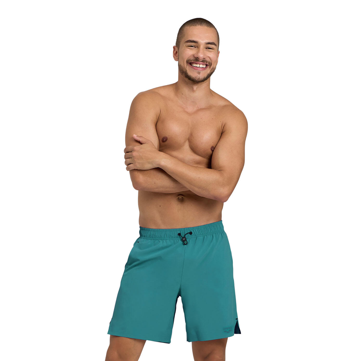 Arena - Shorts De Bain Homme - Evo Solid - Maillot De Bain 1 Pièce - Bleu - S - Decathlon