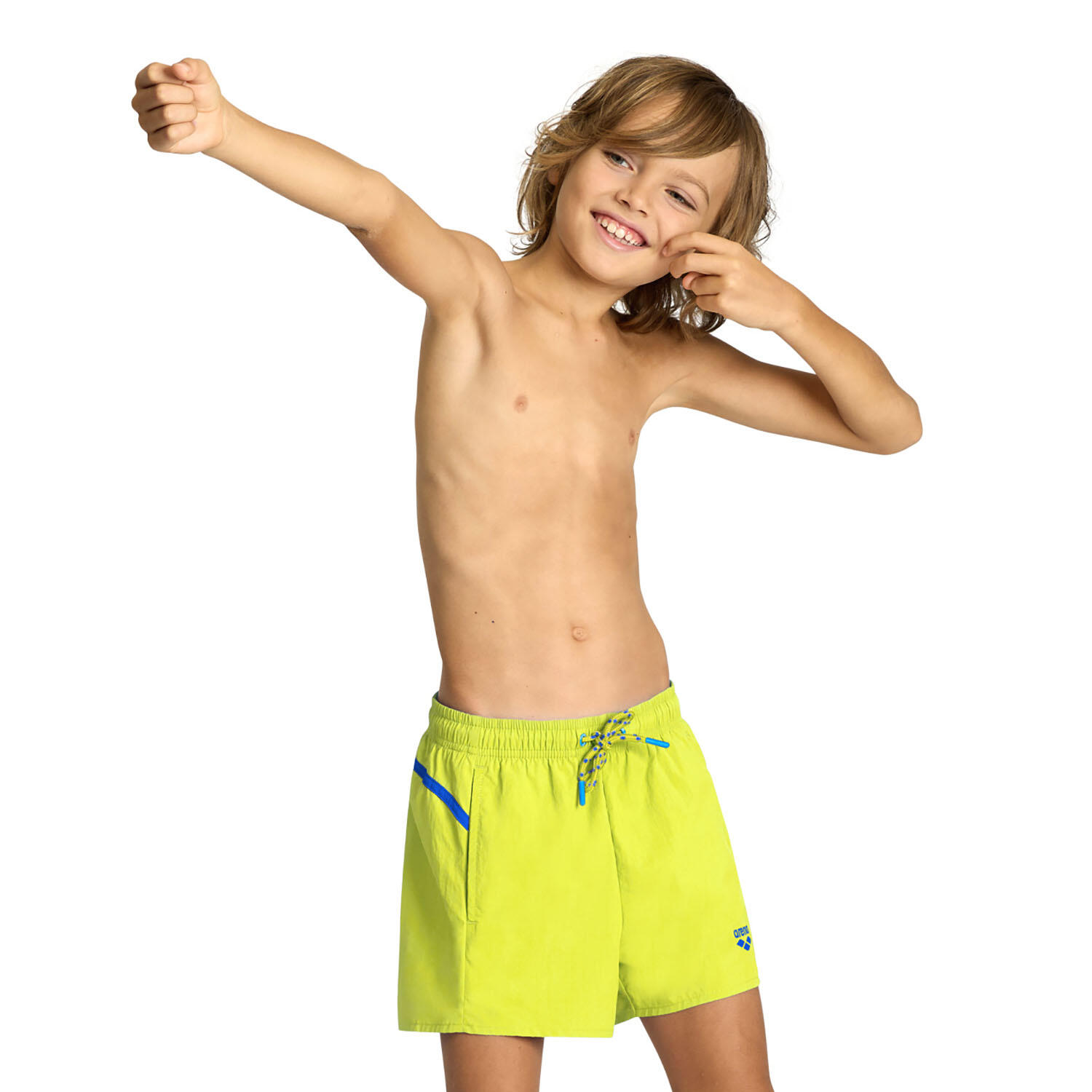 Arena - Shorts De Bain Garçon - Pro_file - Maillot De Bain 1 Pièce - Bleu|vert - Decathlon