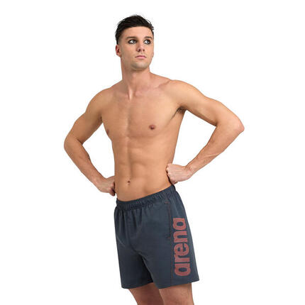 Badehose leicht schnelltrocknend Herren - Fundamentals Arena Logo Boxer R