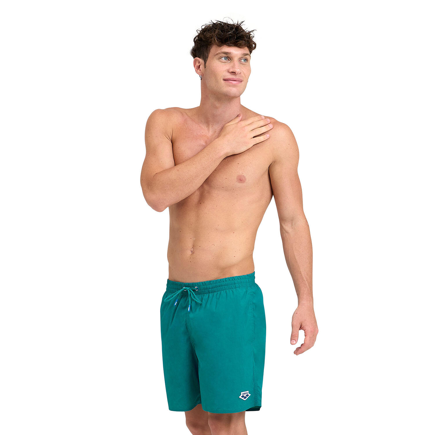 Arena - Shorts De Bain Homme - Icons Solid - Maillot De Bain 1 Pièce - Bleu - 52 2xl - Decathlon