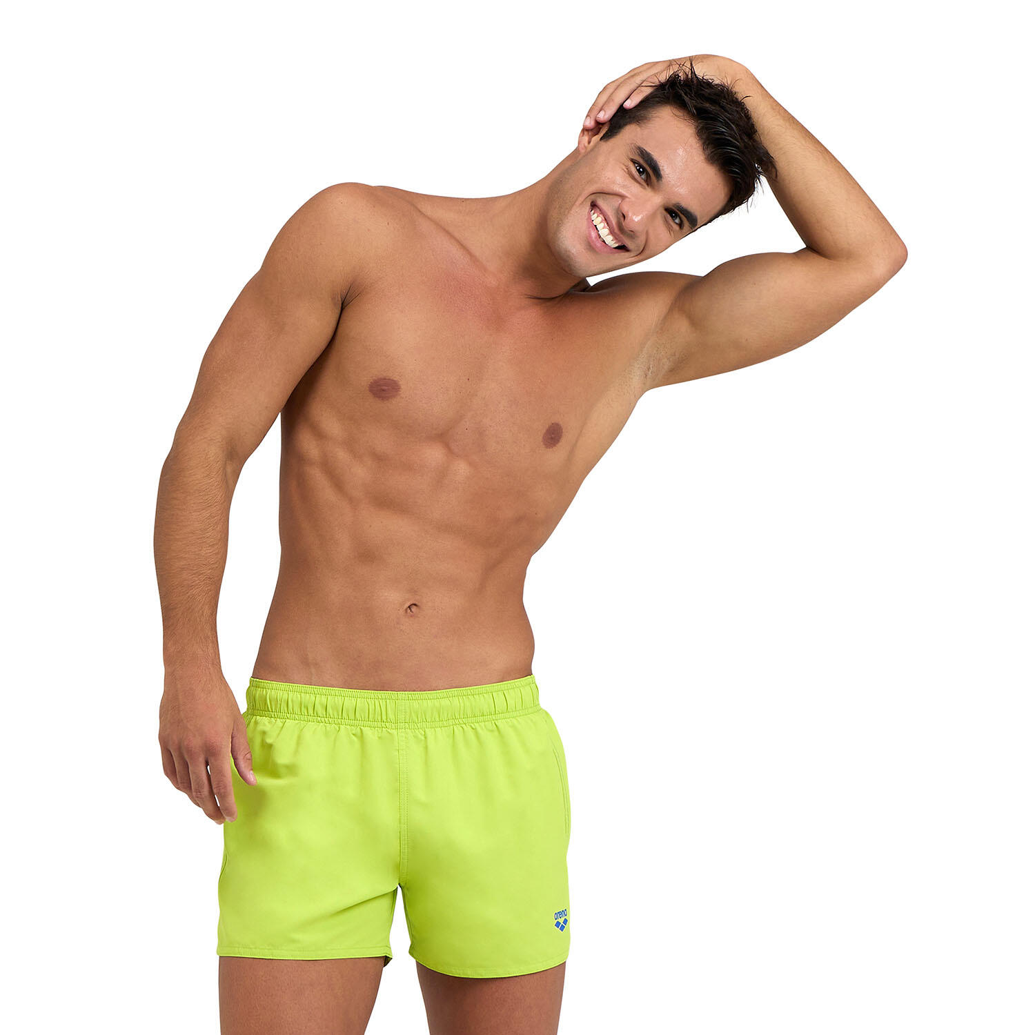 Arena - Shorts De Bain Homme - Fundamentals X-short R - Maillot De Bain 1 Pièce - Bleu|vert - 48 Xl - Decathlon
