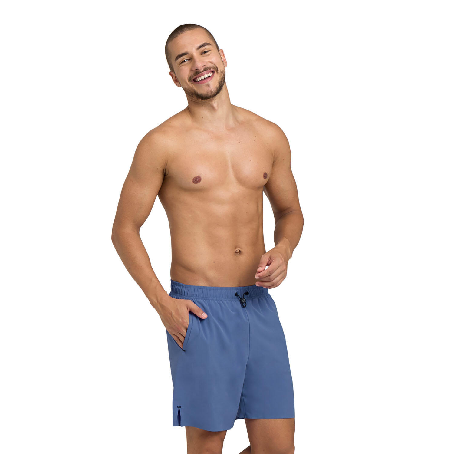 Arena - Shorts De Bain Homme - Evo Solid - Maillot De Bain 1 Pièce - Bleu - S - Decathlon