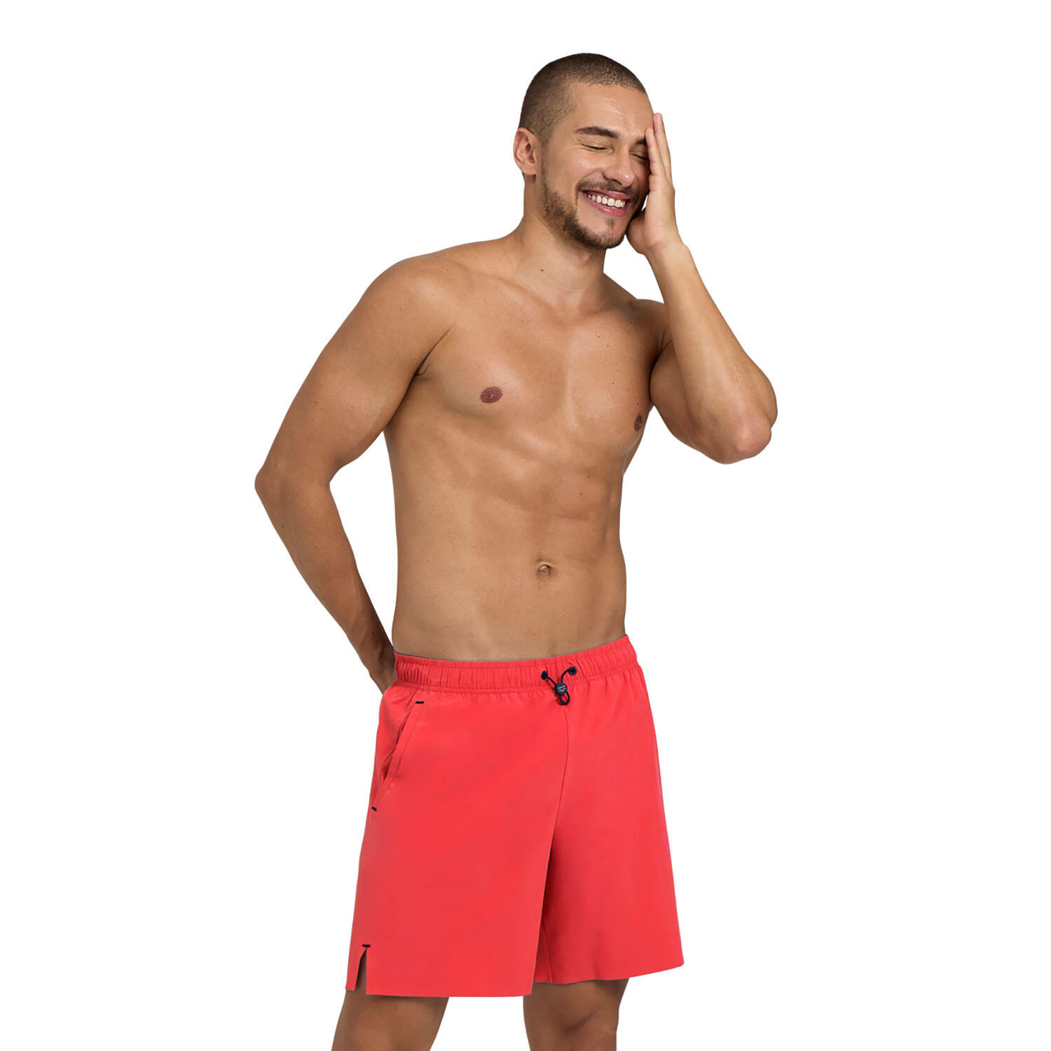 Arena - Shorts De Bain Homme - Evo Solid - Maillot De Bain 1 Pièce - Rouge - 42 M/l - Decathlon