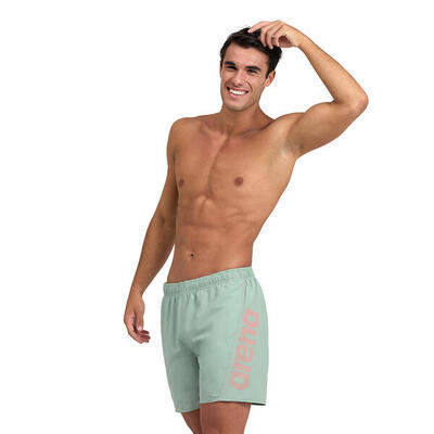 Arena Herren Fundamentals Logo R Boxershorts - Marineblau/Türkis - Größe XL