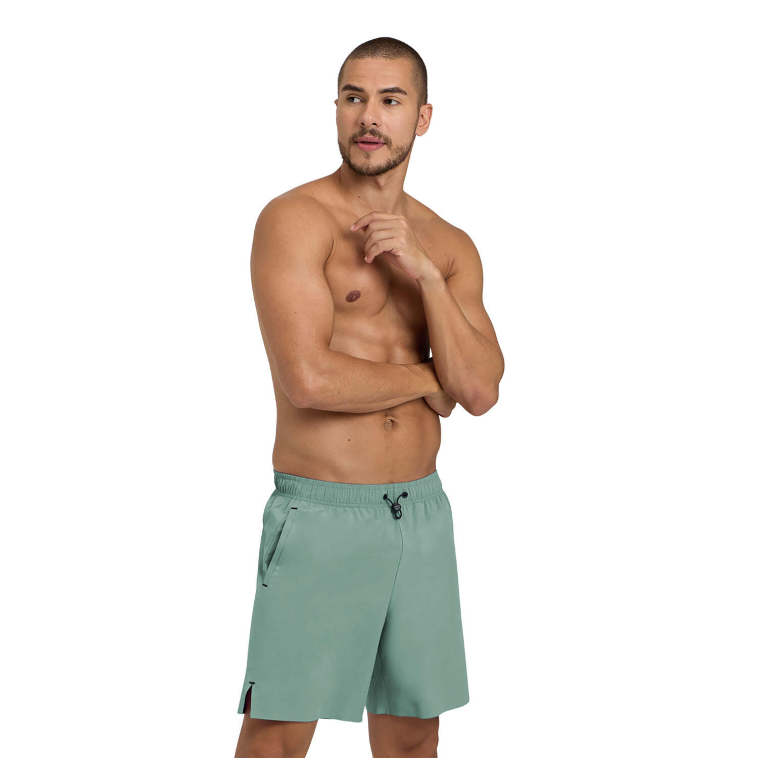 Arena - Shorts De Bain Homme - Evo Solid - Maillot De Bain 1 Pièce - Vert - 42 M/l - Decathlon