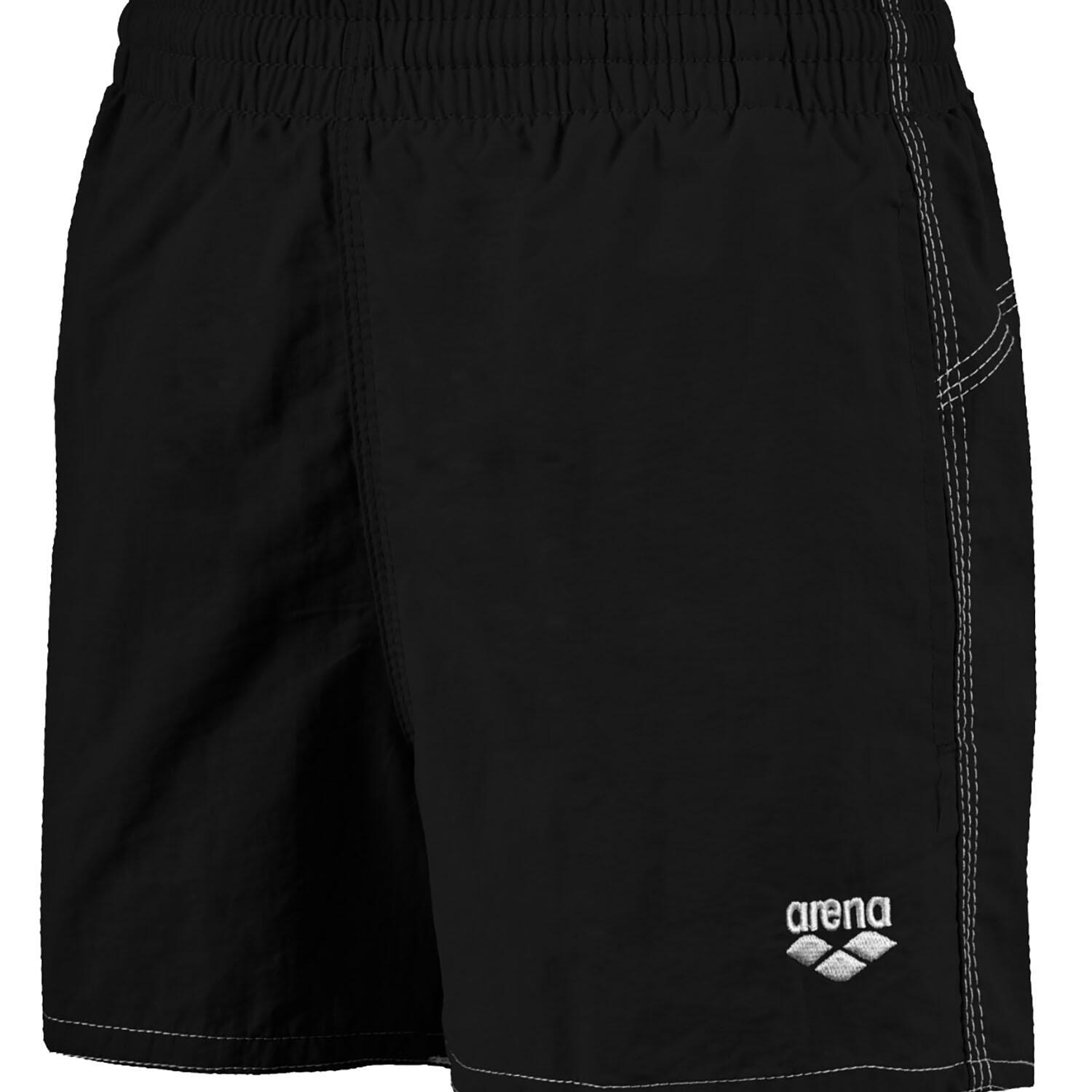 Arena - Shorts De Bain Garçon - Bywayx Youth R - Maillot De Bain 1 Pièce - Blanc|noir - Decathlon