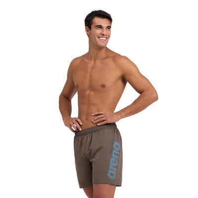 Arena Herren Fundamentals Logo R Boxershorts - Marineblau/Türkis - Größe XL