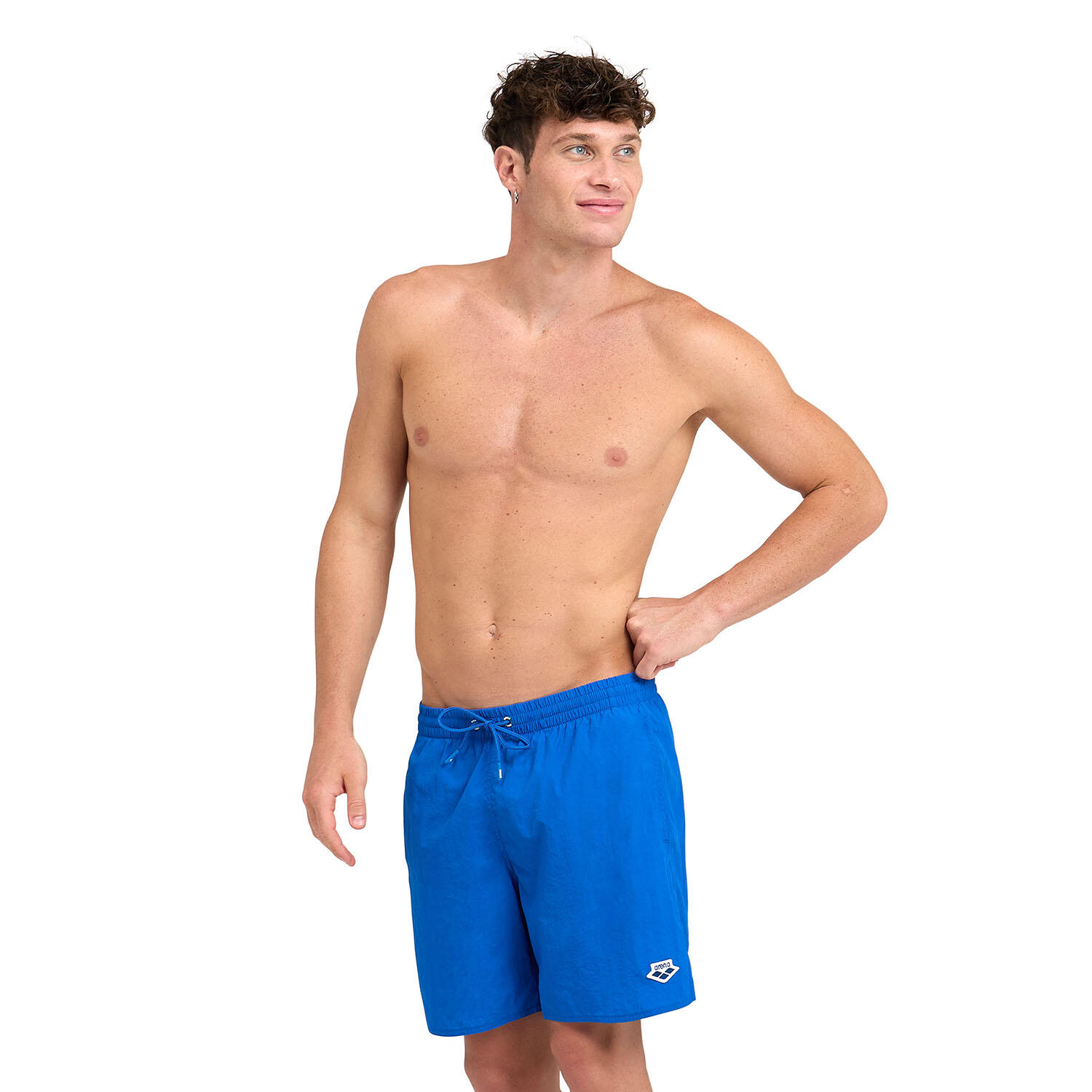 Arena - Shorts De Bain Homme - Icons Solid - Maillot De Bain 1 Pièce - Bleu - 40 M - Decathlon