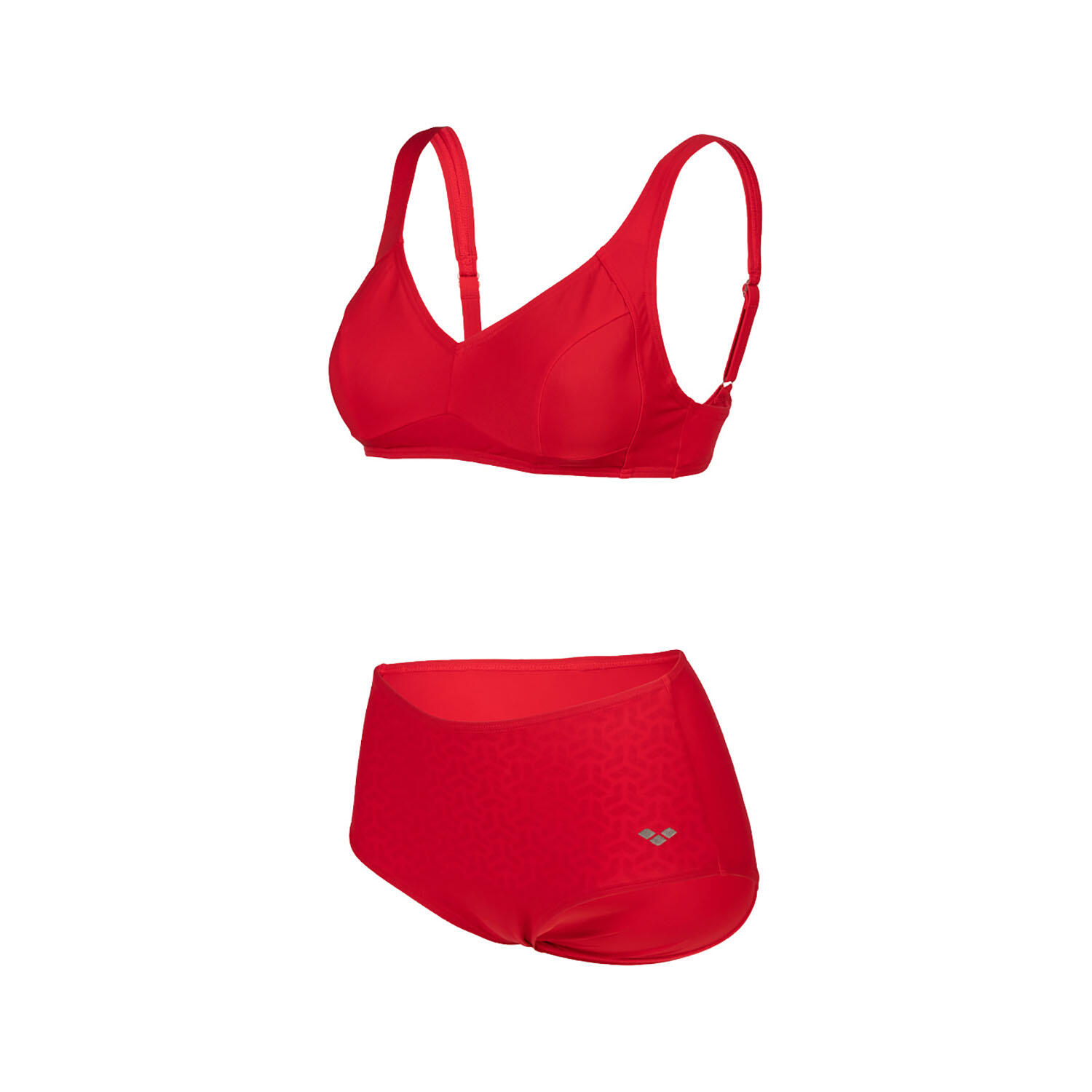 Arena - Maillot De Bain Deux-pièces Femme - Bodylift Manuela C Cup - Maillot De Bain 2 Pièces - Rouge - 50 - Decathlon