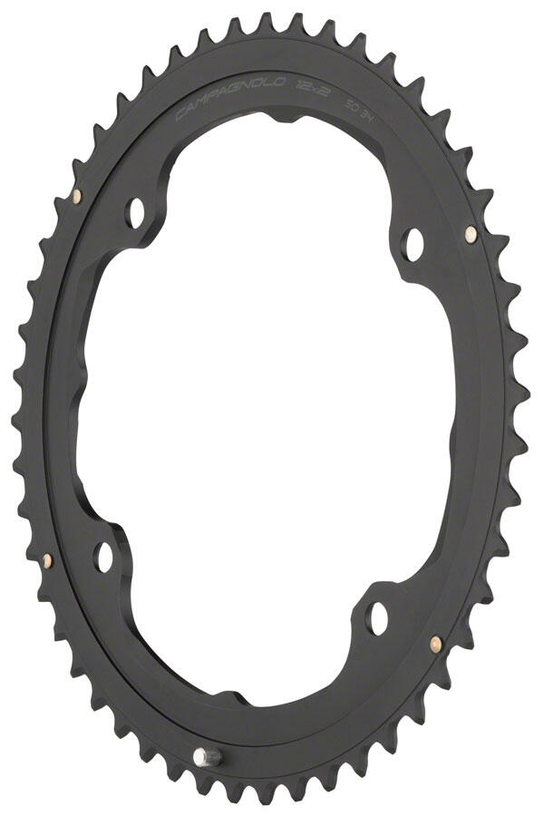 Plateau Campagnolo Chorus 4 Bras 52 Dents - Noir | Compatible 12 Vitesses | Neuf Sous Emballage