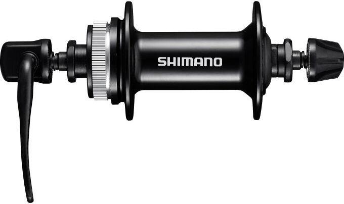 SHIMANO Mozzo anteriore SHIMANO FH-MT200-B 36 fori Center Lock nero.