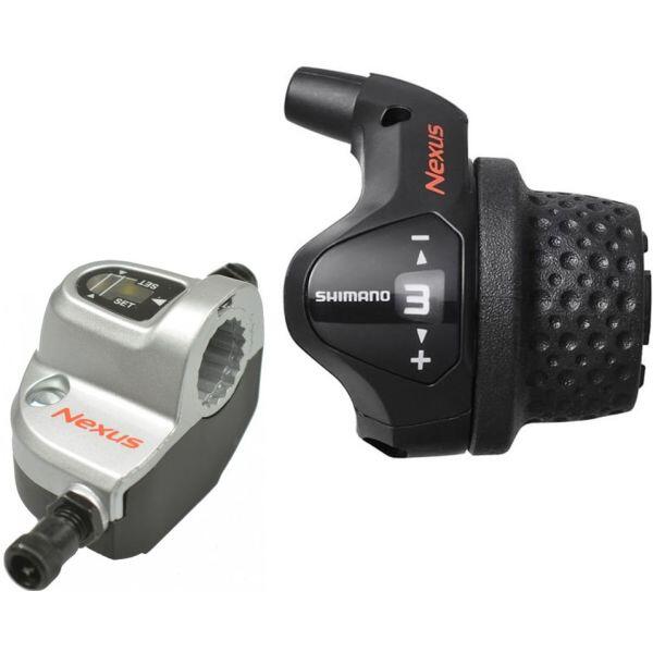 SHIMANO Draaiversteller 3 speed Nexus SL-3S41E, kabels & clickbox (werkplaatsverpakking)