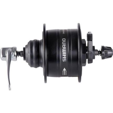 Shimano DH-3D37-QR piasta dynamo 3W 32 otwory Center Lock szybkozamykacz czarna