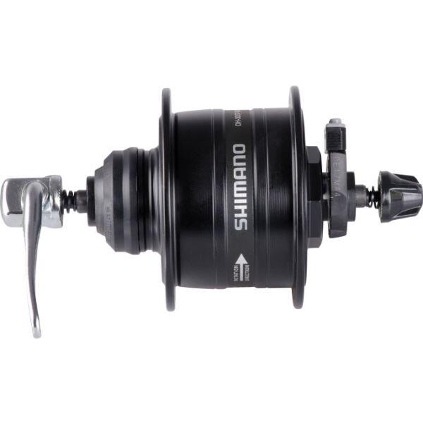 Dynamonaaf HD-3D37 3 Watt - 36 gaats - Center-Lock - snelspanner - zwart