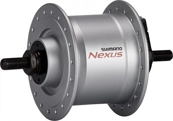 Naafdynamo Nexus DH-C6000-3R 3 Watt 36 gaats - rollerbrakes - zilver 3/3