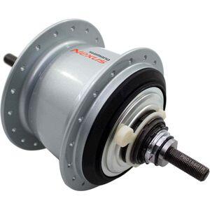 Moyeu dynamo DH-C6000-1R 36 trous 6V/1,5 Watt pour frein à rouleaux - argent 2/3