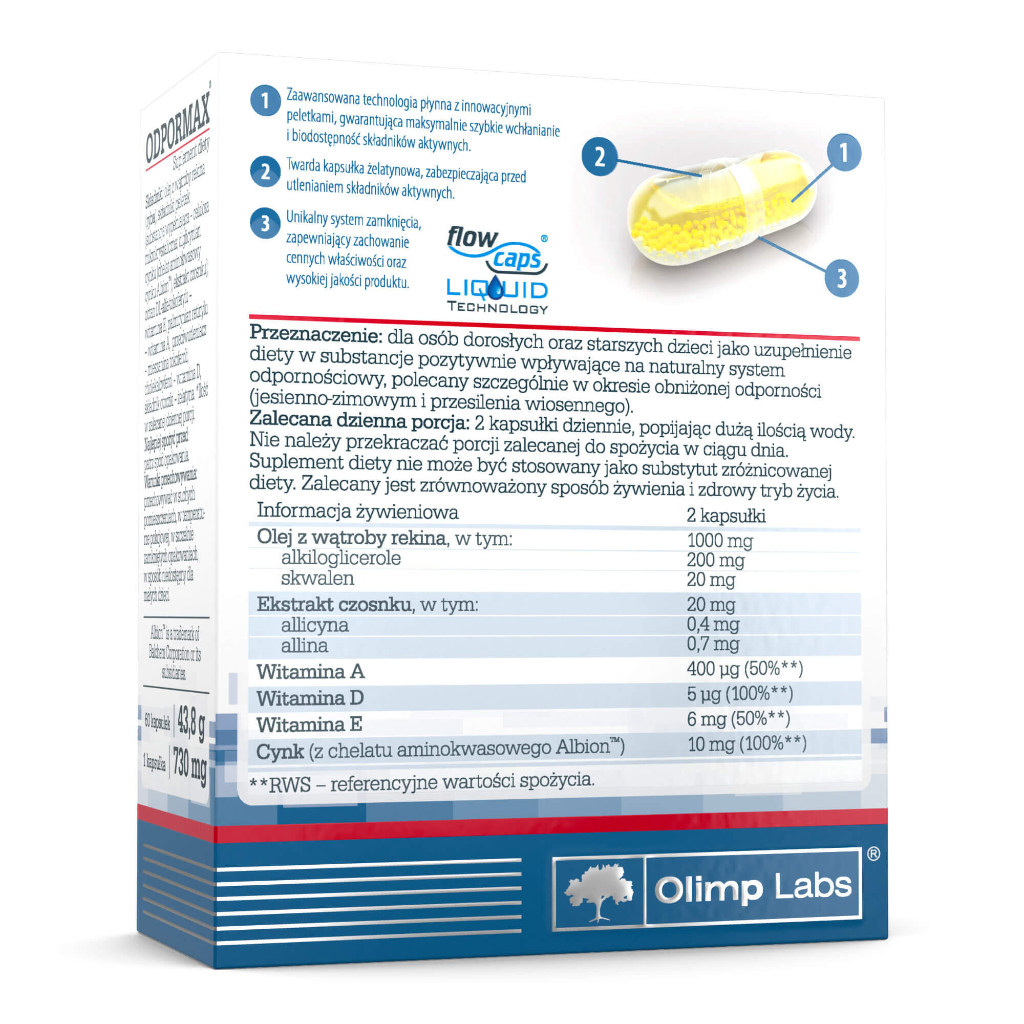Odpormax® Forte Olimp  - 60 Kapsułek 2/4