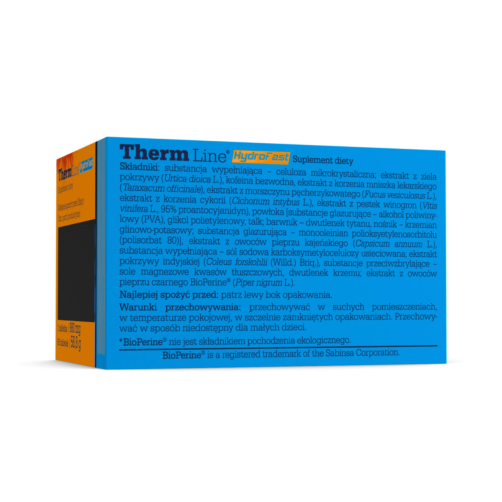 Spalacz tłuszczu Olimp Therm Line® HydroFast - 60 Tabletek 3/4