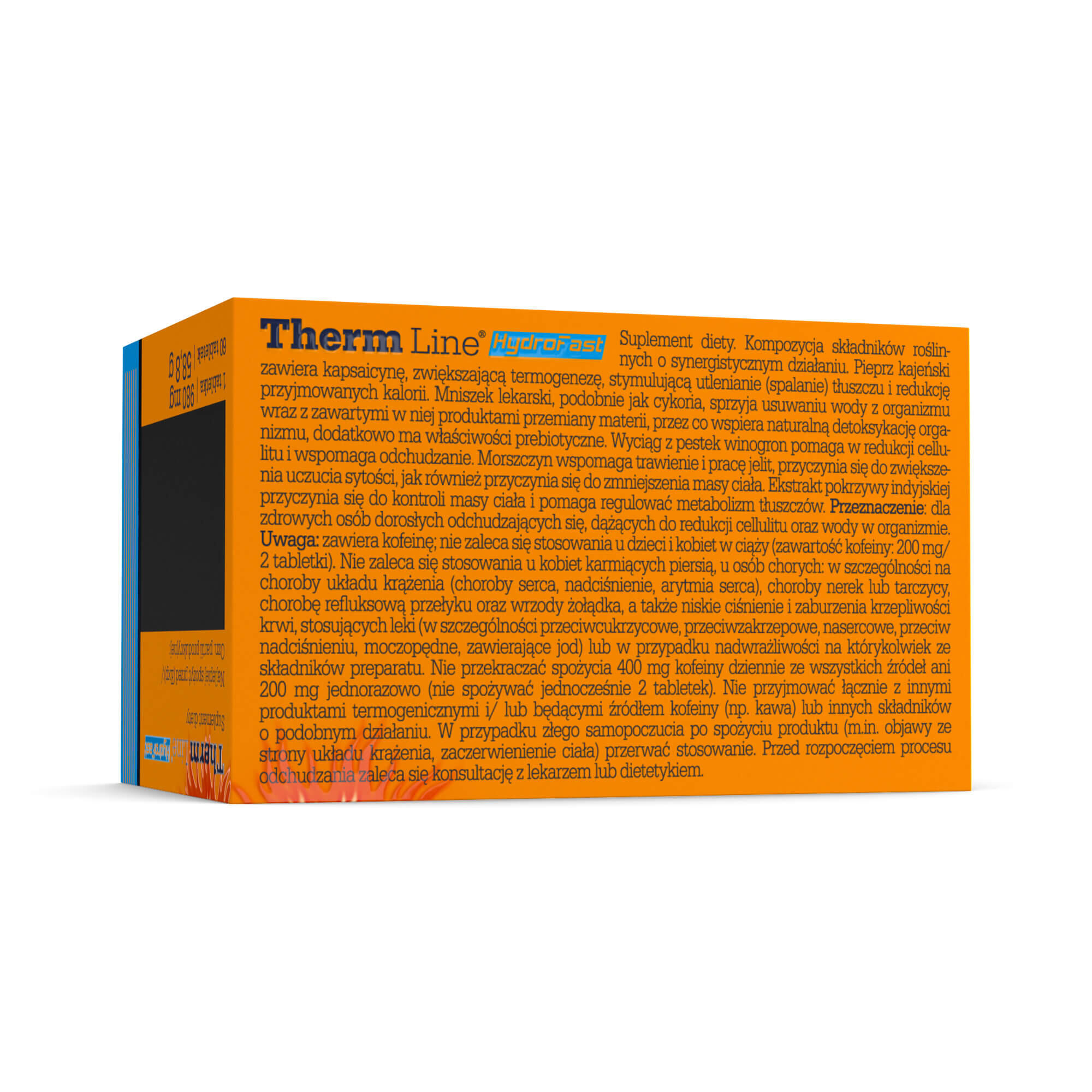 Spalacz tłuszczu Olimp Therm Line® HydroFast - 60 Tabletek 4/4