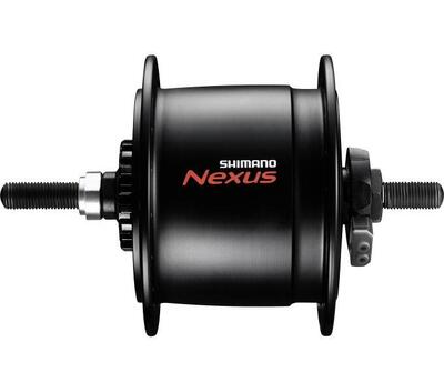 Naafdynamo nexus dh-c6000-3r 3 watt - 36 gaats - rollerbrakes - zwart