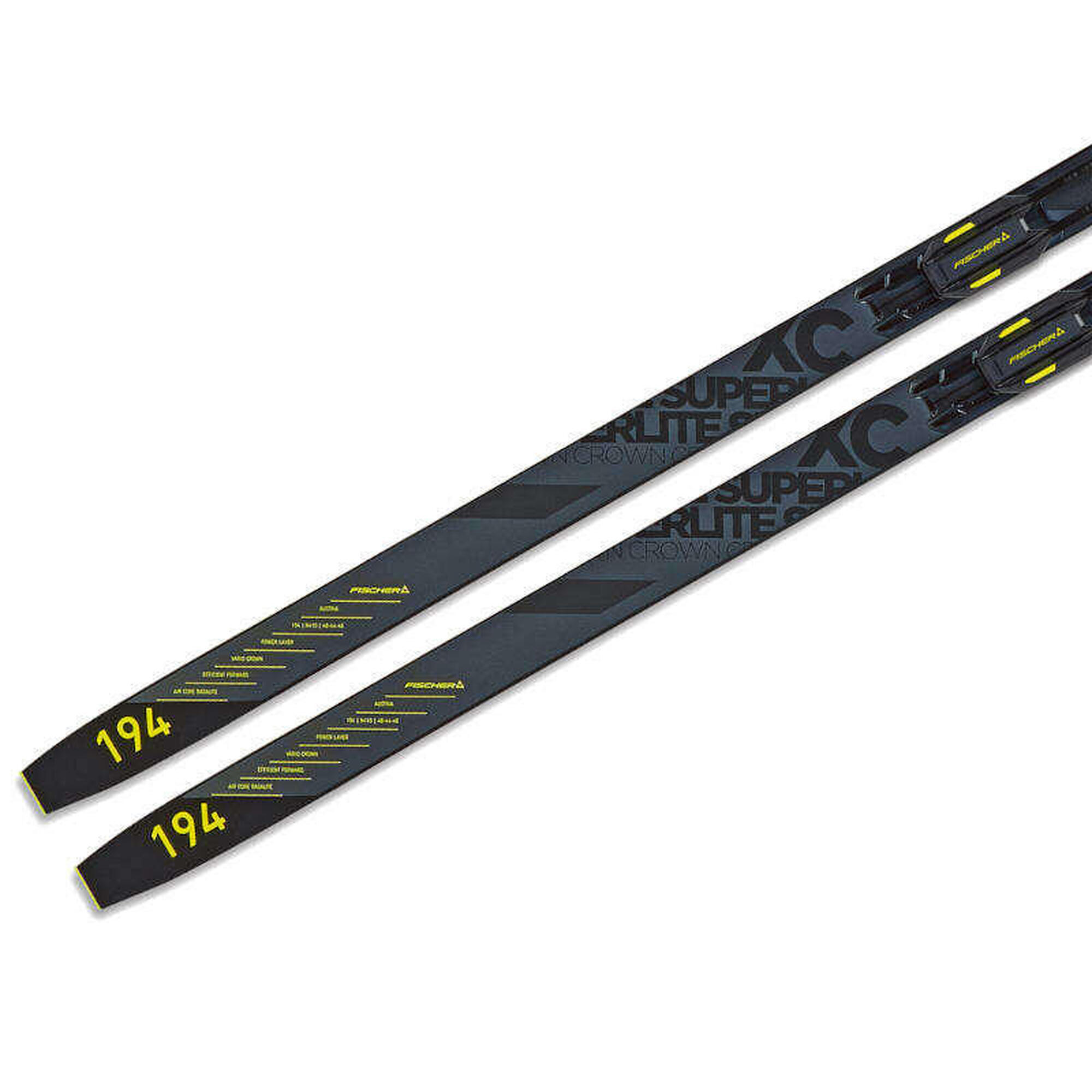 Narty biegowe Fischer Superlite Crown EF Xtra Stiff SET + wiązania BDG Control