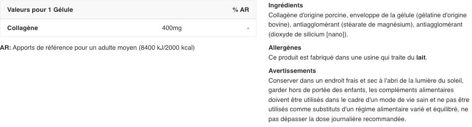 Collagène - Collagen - 90 Gélules 2/3
