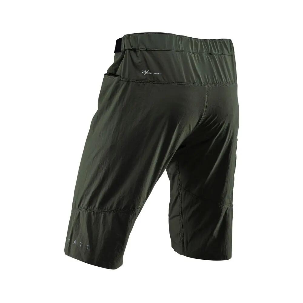 Leatt MTB Trail 2.0 Shorts w/ Chamois Spinach -2024 L 4/5