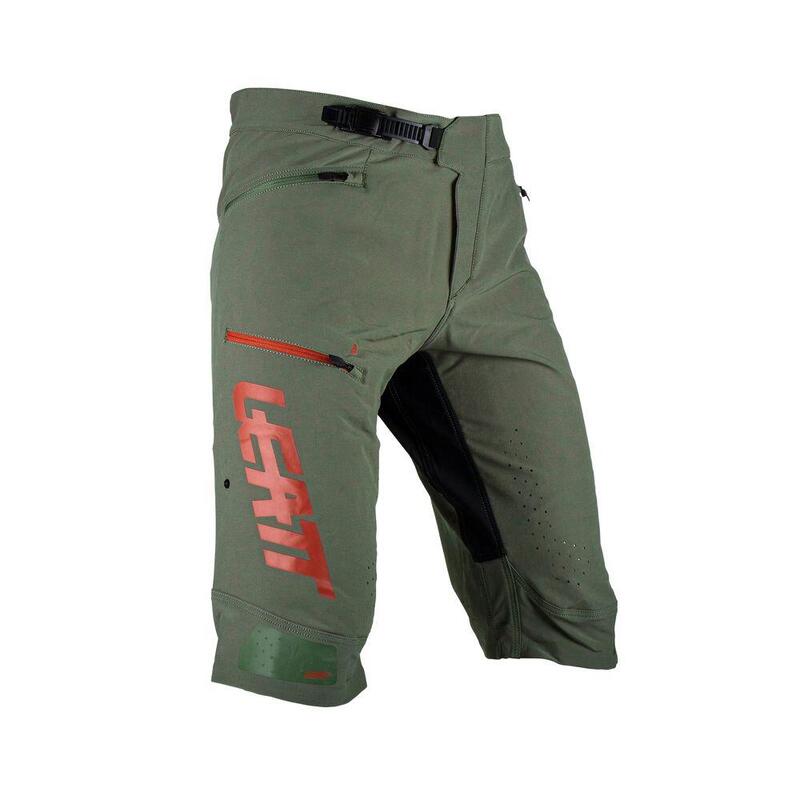 Pantaloncini MTB Gravity 4.0 resistenti ad acqua e fango Verde Uomo