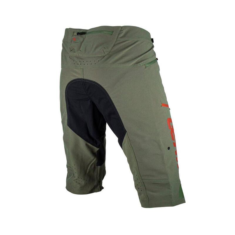 Pantaloncini MTB Gravity 4.0 resistenti ad acqua e fango Verde Uomo