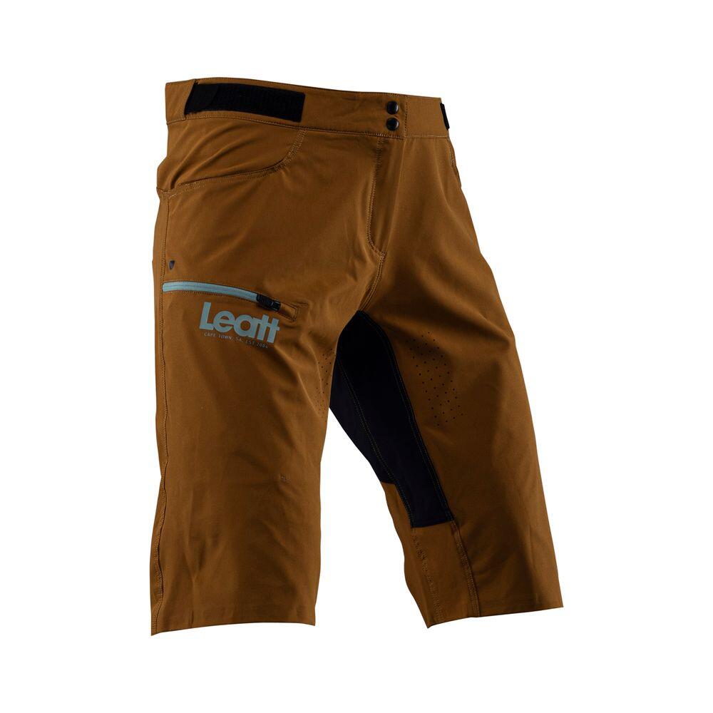 Leatt - Short Vtt Femme Allmountain 3.0 En Tissu Soft-touch Marron - Short De Vélo - Marron - 42 M/l - Decathlon