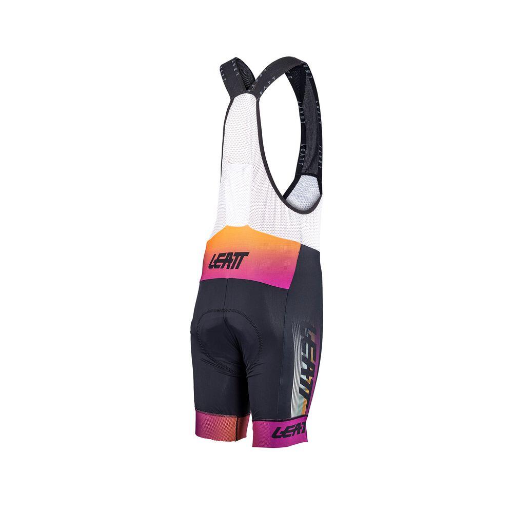 Cuissard à bretelles VTT femme Endurance 6.0 léger et élastique Violet 4/7