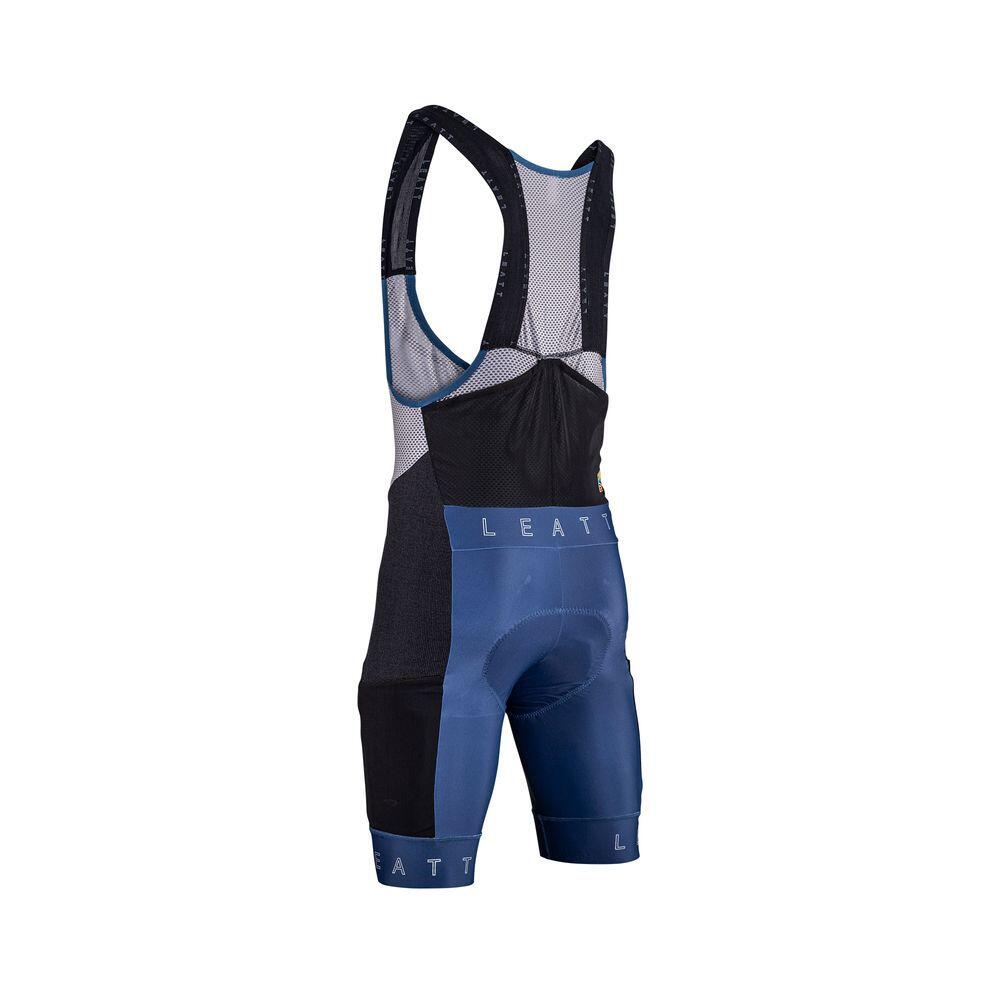 Cuissard à bretelles homme MTB Endurance 5.0 bleu 5/7