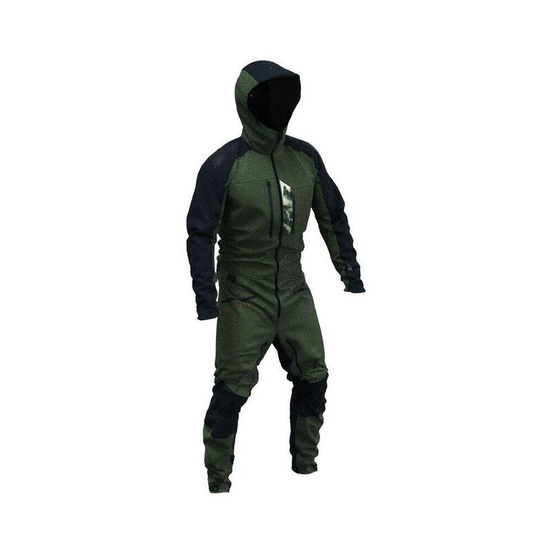 Tuta MTB Mono Suit HydraDri 3.0 impermeabile e traspirante Verde Uomo