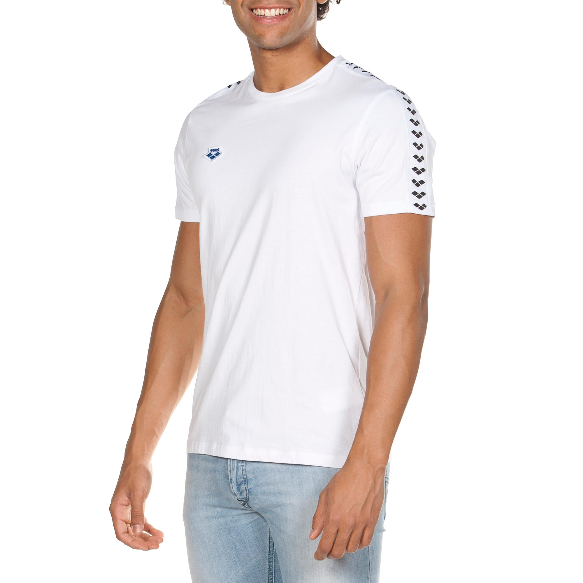 Arena - T-shirt De Running Et Gym Homme - Team - T-shirt Manches Courtes - Blanc - 52 2xl - Decathlon