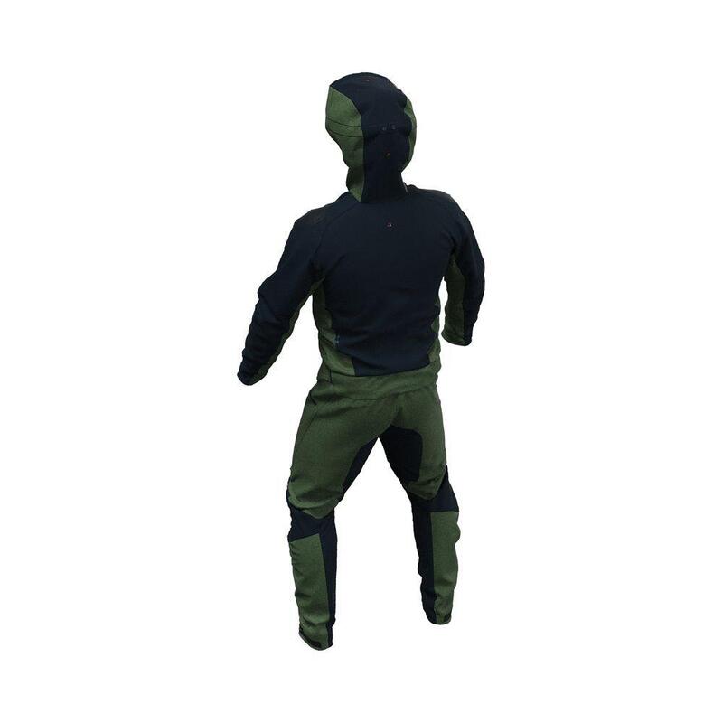 Tuta MTB Mono Suit HydraDri 3.0 impermeabile e traspirante Verde Uomo