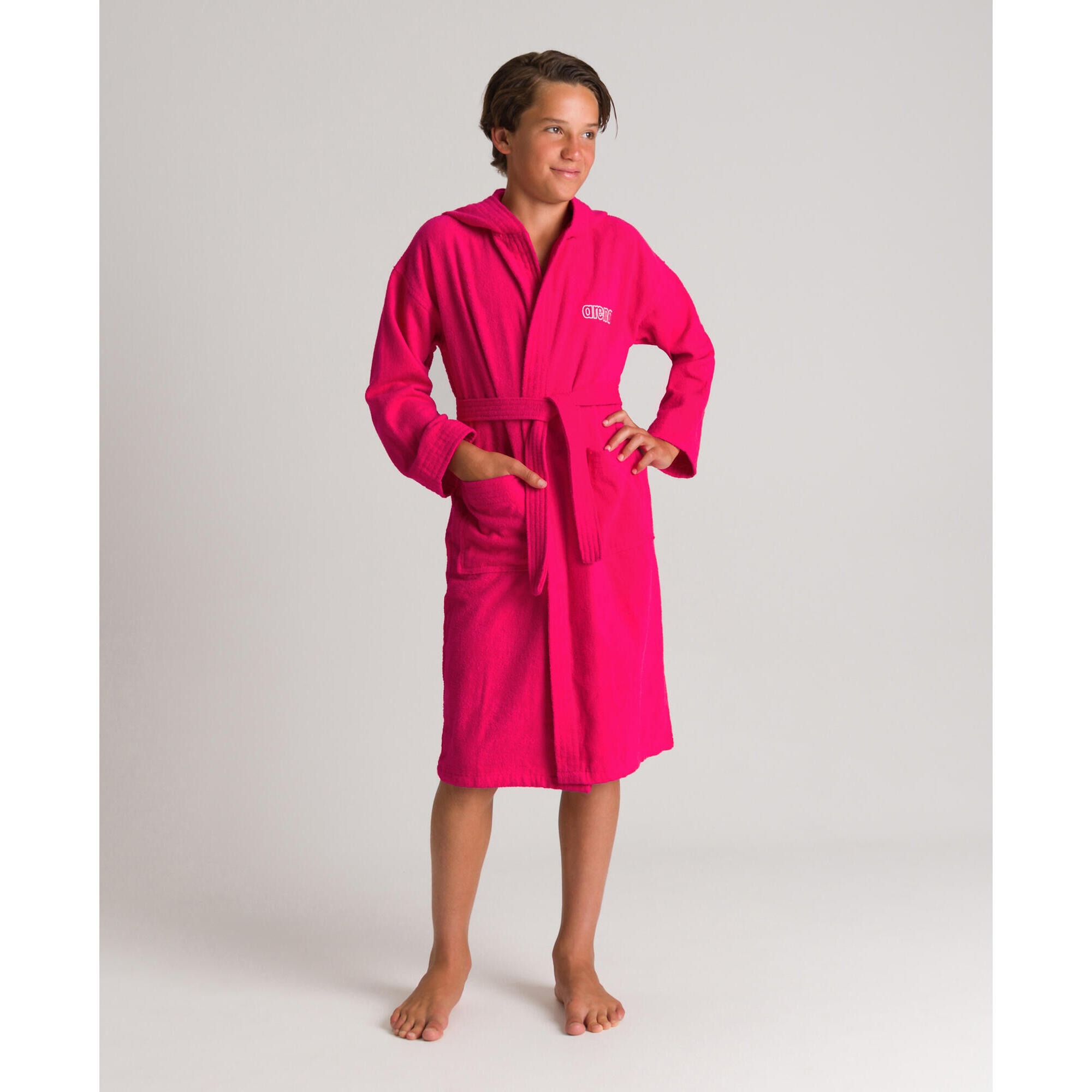 Arena - Peignoirs Unisexe Enfants  - Zeppelin Light - Peignoir De Bain - Rose - Decathlon