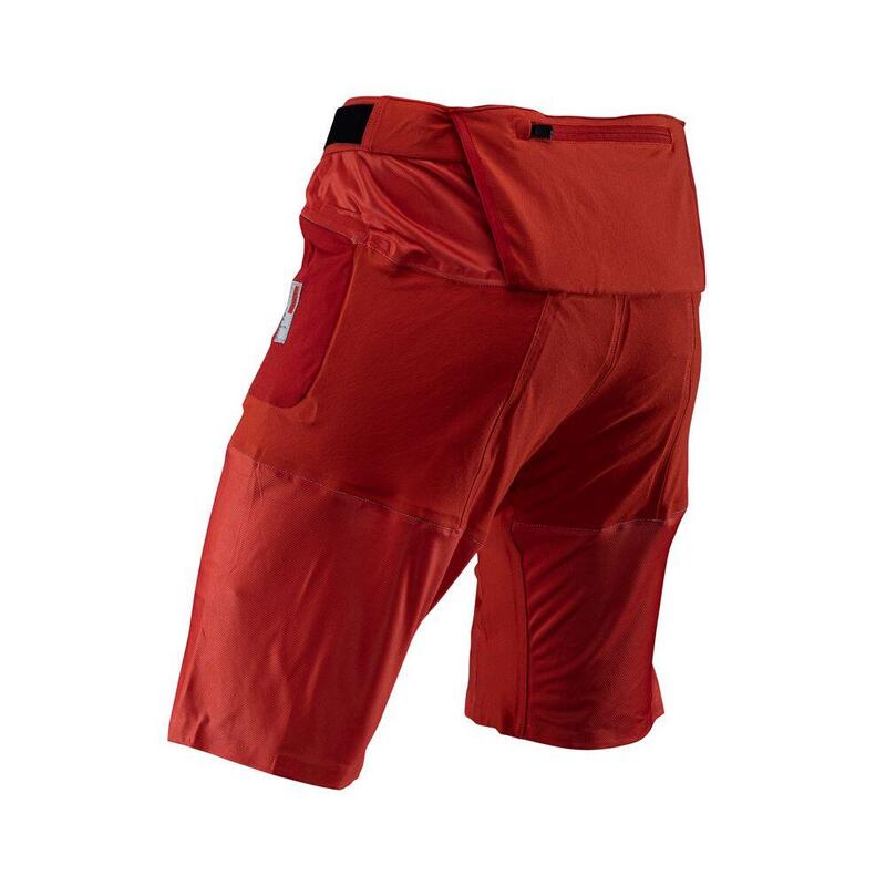 Pantaloncini MTB AllMountain 3.0 ventilati e leggeri Rosso Uomo