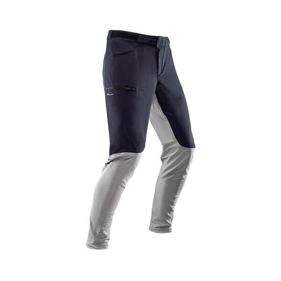 Pantalon VTT Trail 2.0 résistant à l'eau et à la boue Gris Homme