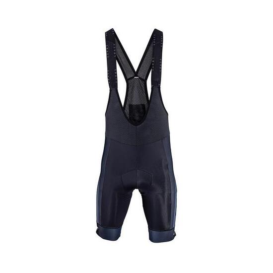 Cuissard à bretelles VTT Endurance 6.0 léger et élastique Noir Homme