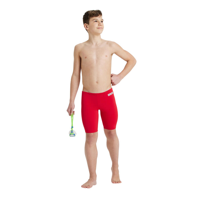 Arena Boy’S Team Swim Jammer Solid Red-White