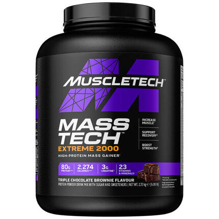 Hard gainer - Mass-Tech Extreme 2000 - Milkshake à la Vanille 2720g