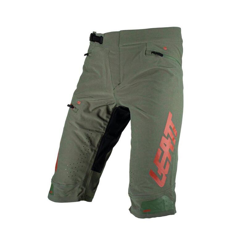 Pantaloncini MTB Gravity 4.0 resistenti ad acqua e fango Verde Uomo