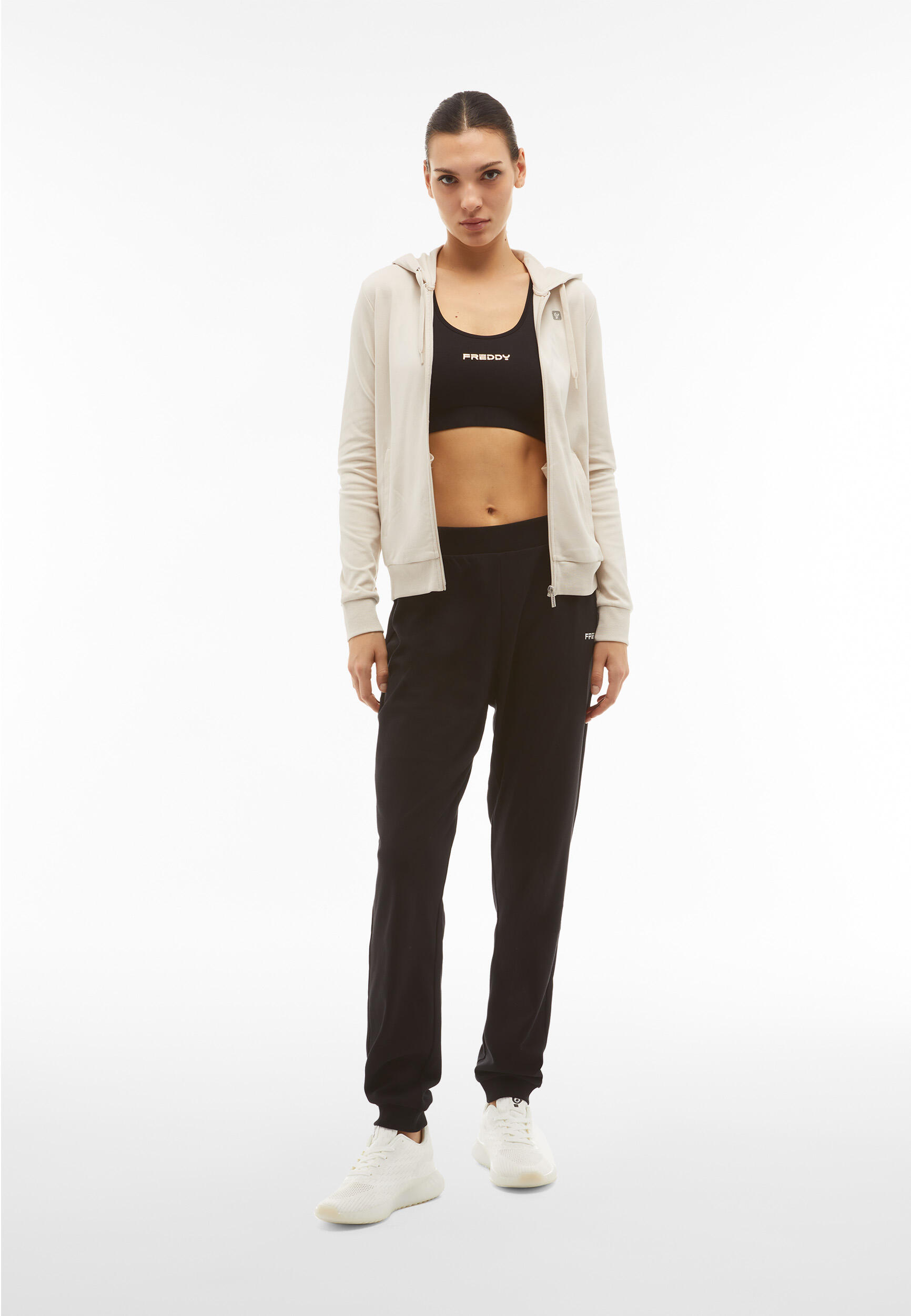 Chándal deportivo de interlock con sudadera con capucha y cremallera 2/5