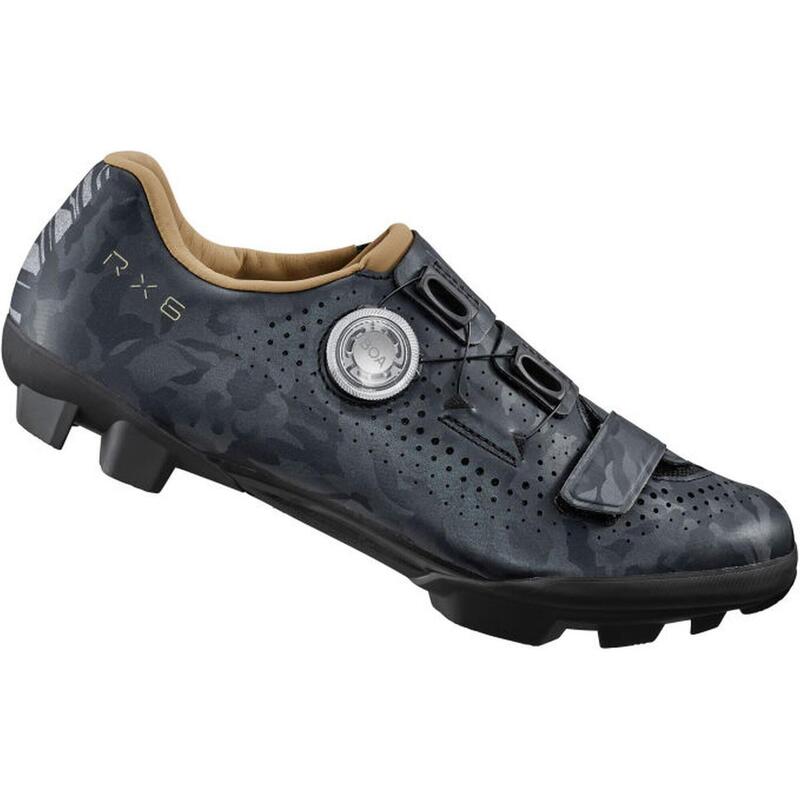 SHIMANO Chaussures de vélo de gravel RX600W, Stone Gray